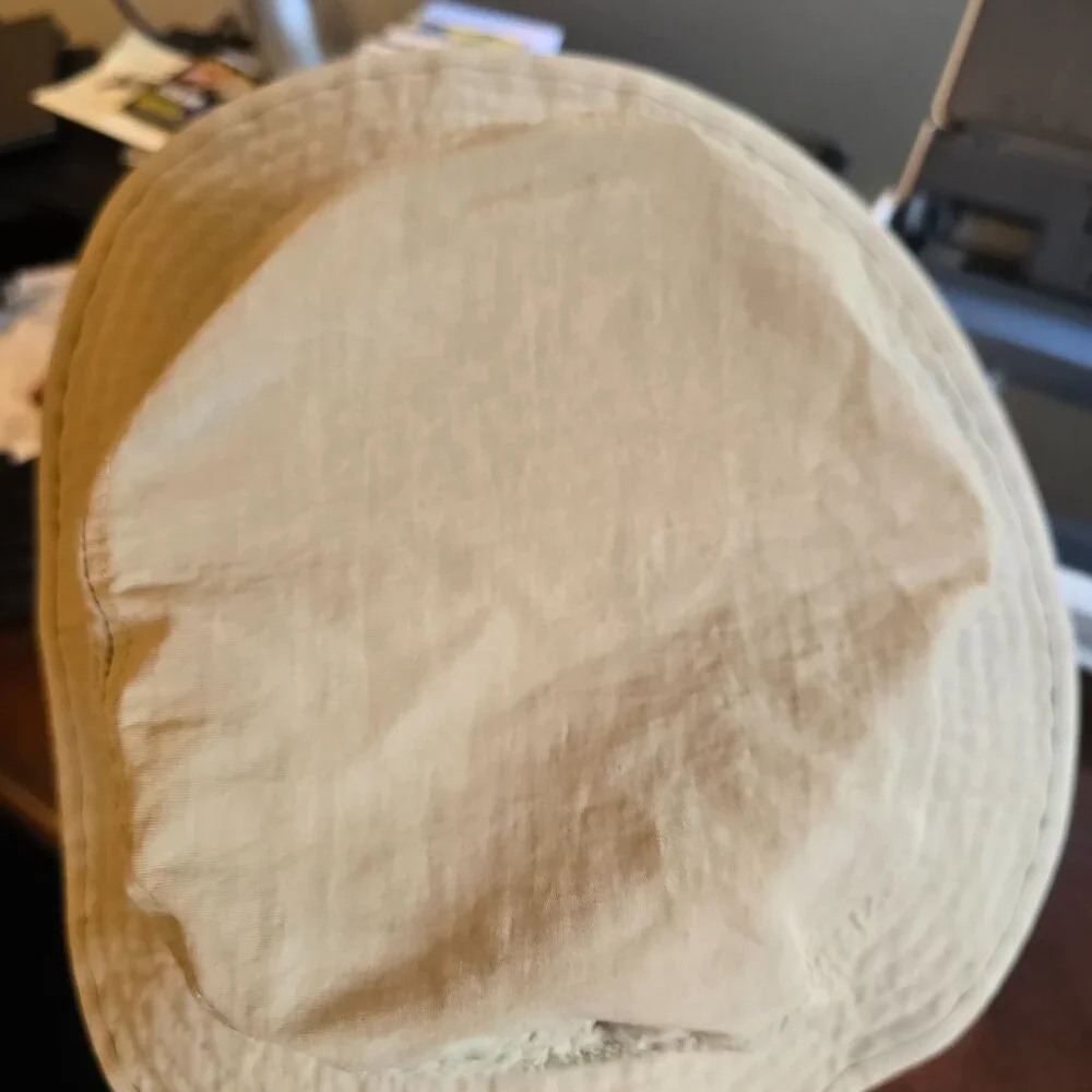 Eddie Bauer Beige Boonie Hat S / M Small Sun Hat Camping Fishing Exploration GUC